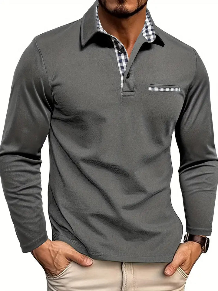 Willem - Poloshirt mit langen Ärmeln
