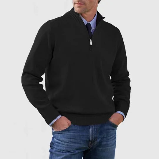 Ben™ Langarm Herren Zip-Pullover