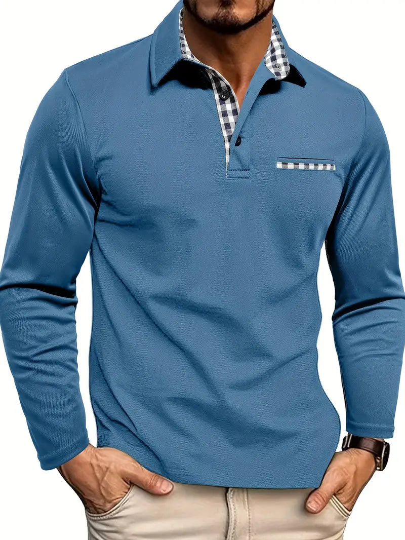 Willem - Poloshirt mit langen Ärmeln