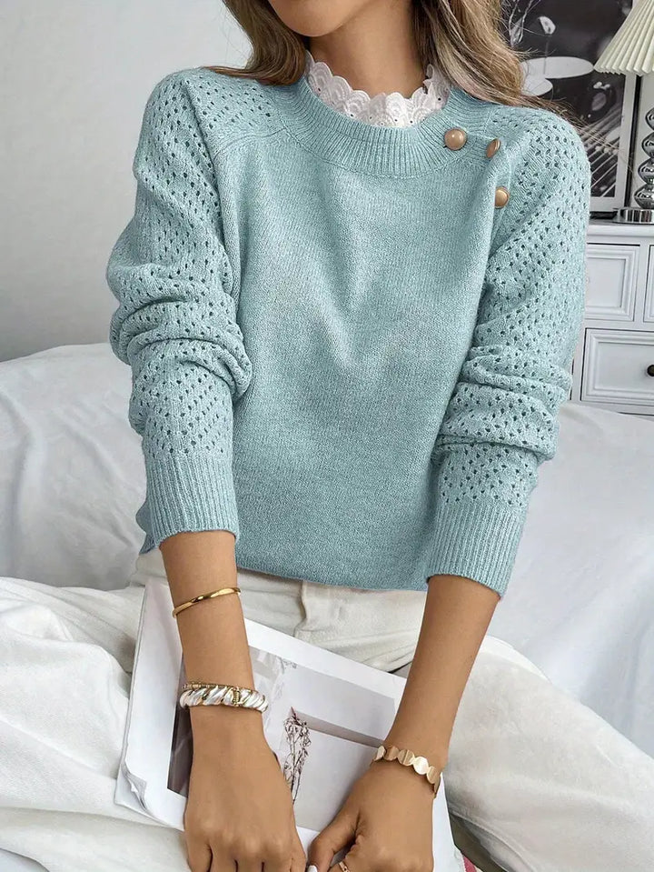 Crelace™ Stylischer Strickpullover