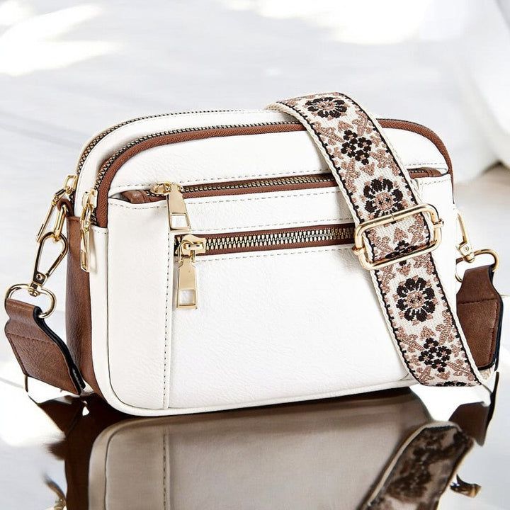 Mila™ Stilvolle Leder Schultertasche