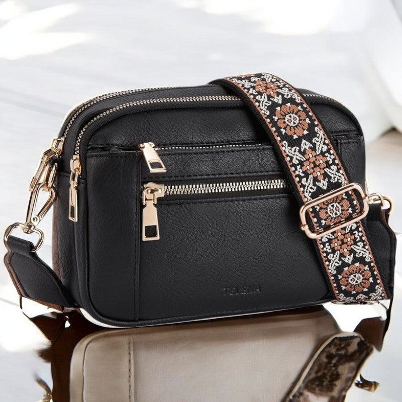 Mila™ Stilvolle Leder Schultertasche