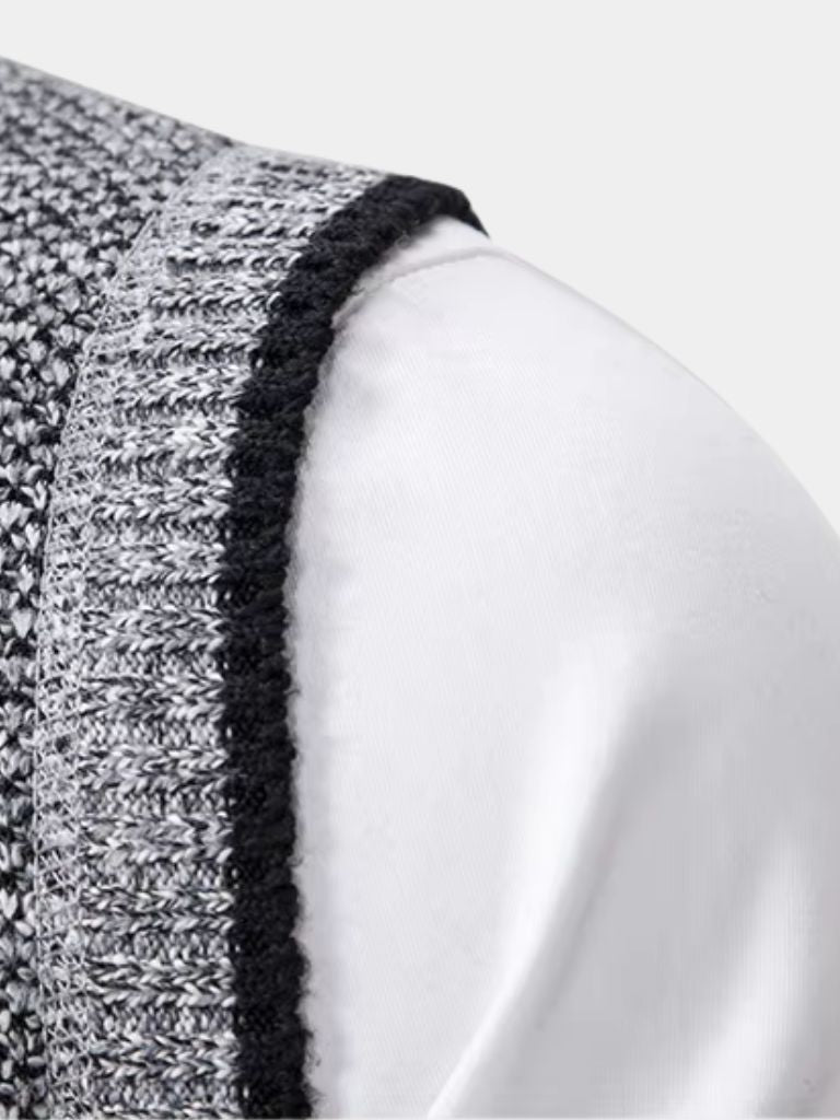 Viretti - Elegantes Gilet mit durchgehendem Reissverschluss