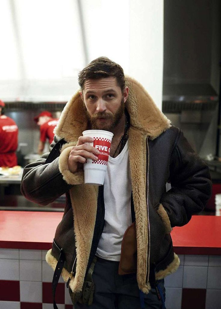 DEAN - Warme Lederjacke