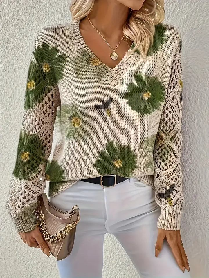 Tatyana Stilvolle Strickjacke Mit V-Ausschnitt