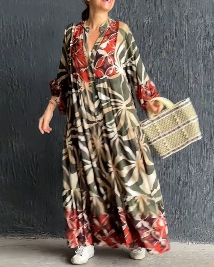 ANNA - Lockeres Kleid mit Aufdruck