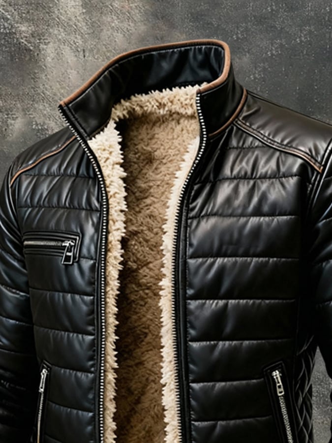 BRUNO - LUXURIÖSE WARMFUTTERJACKE MIT PLÜSCHFUTTER