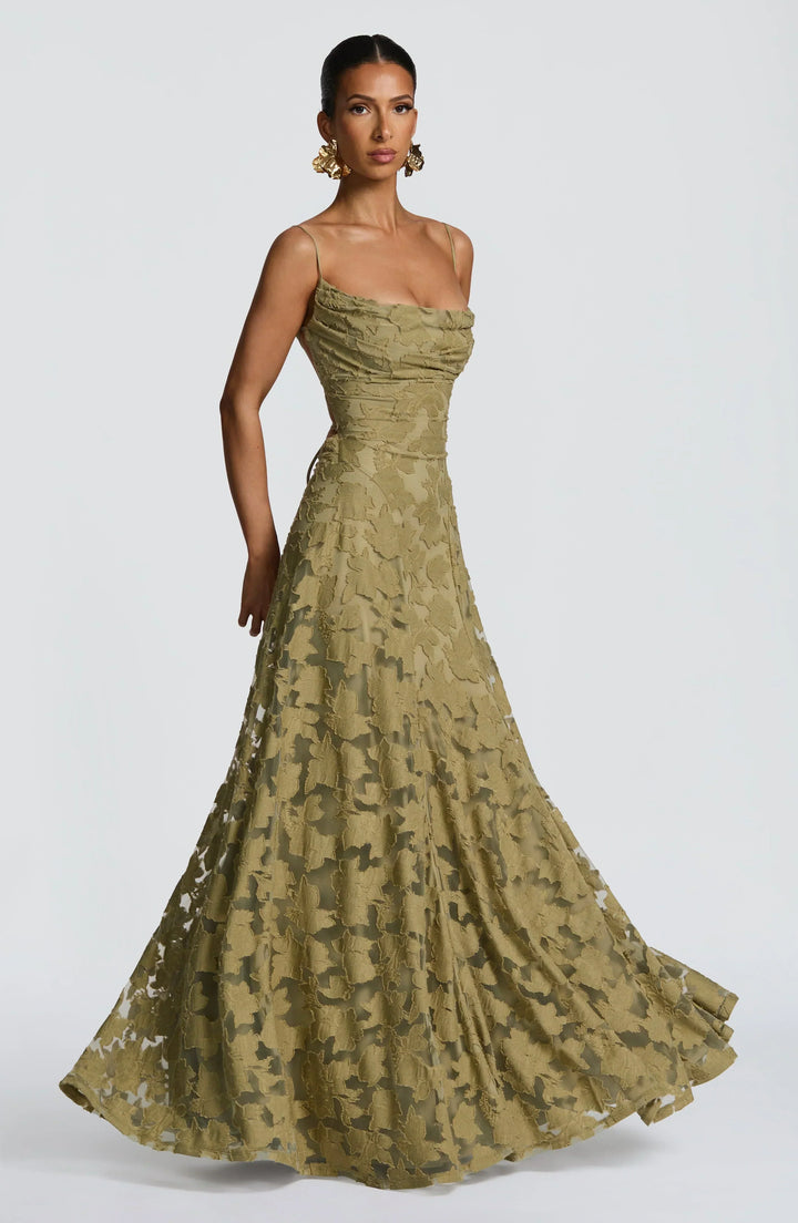 Clara Elegantes Maxikleid
