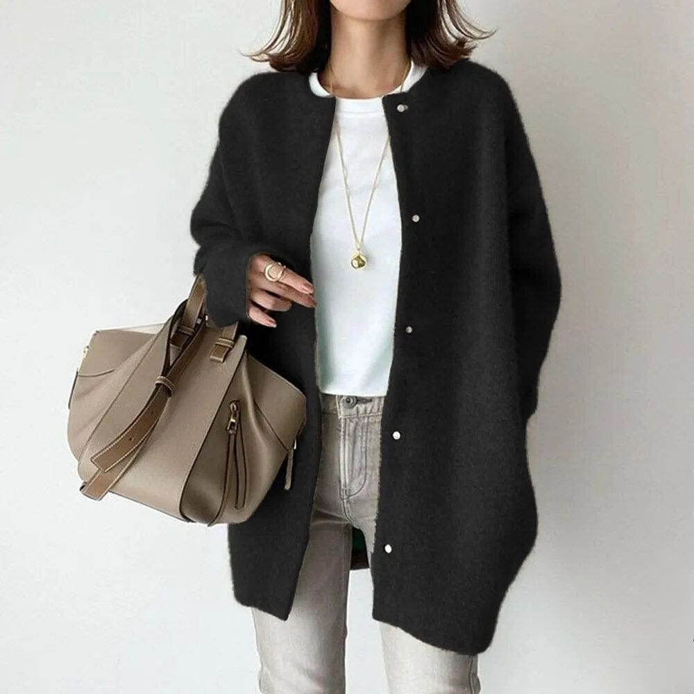 Vanna - LUXURIÖSE STRICKJACKE MIT KNÖPFEN