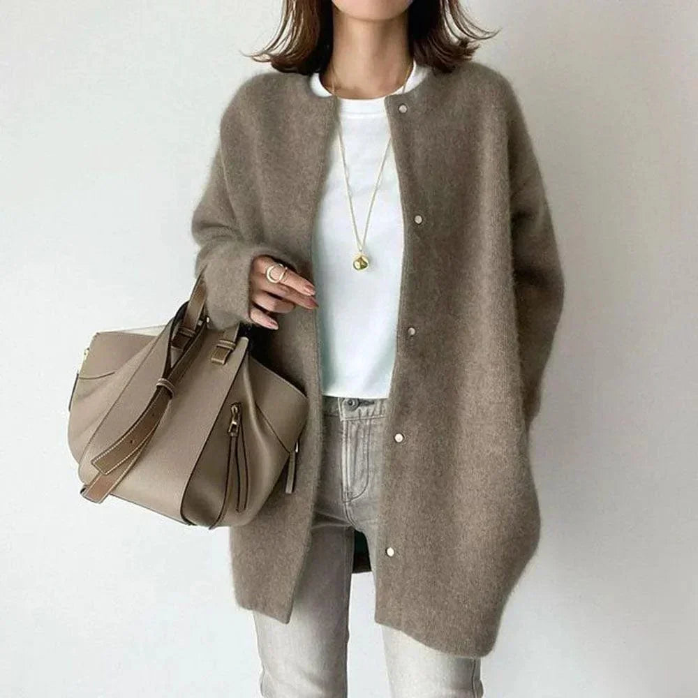 Vanna - LUXURIÖSE STRICKJACKE MIT KNÖPFEN