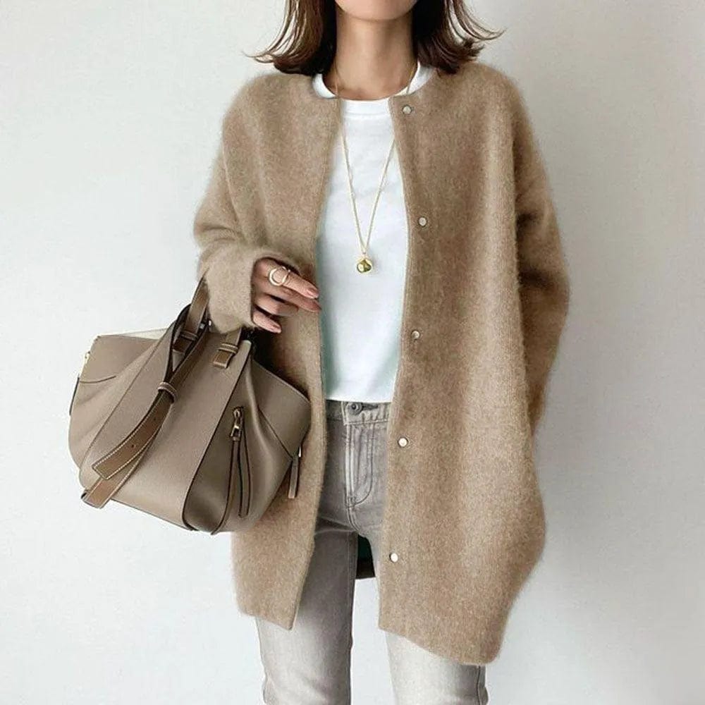 Vanna - LUXURIÖSE STRICKJACKE MIT KNÖPFEN