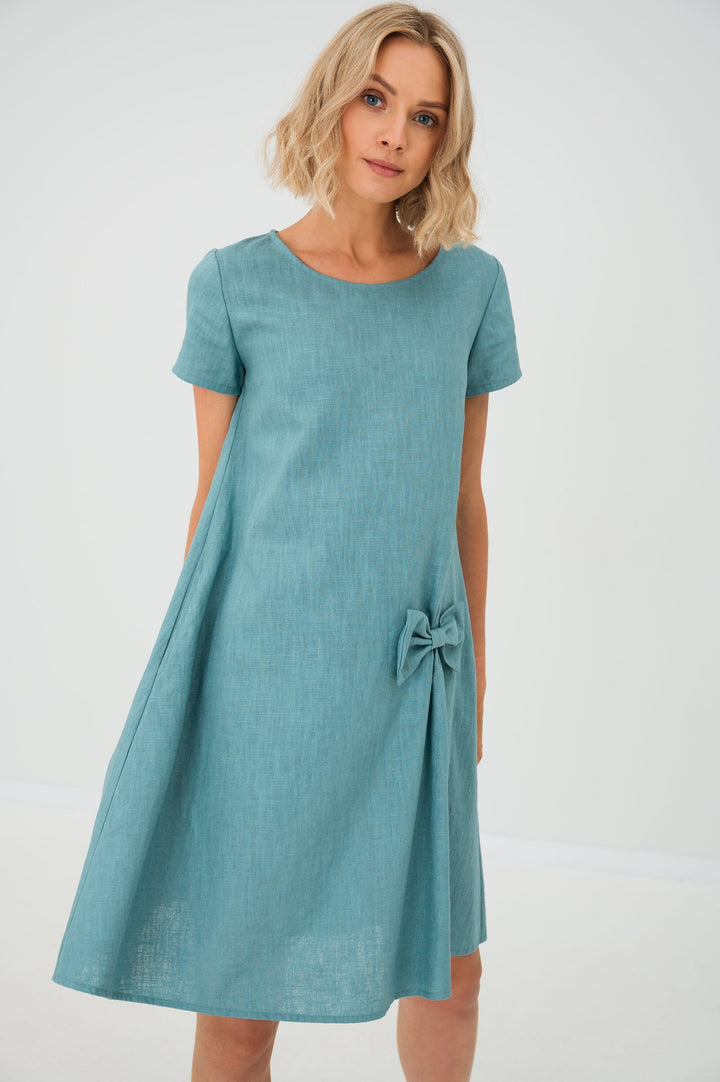 CELINA - Leinenkleid