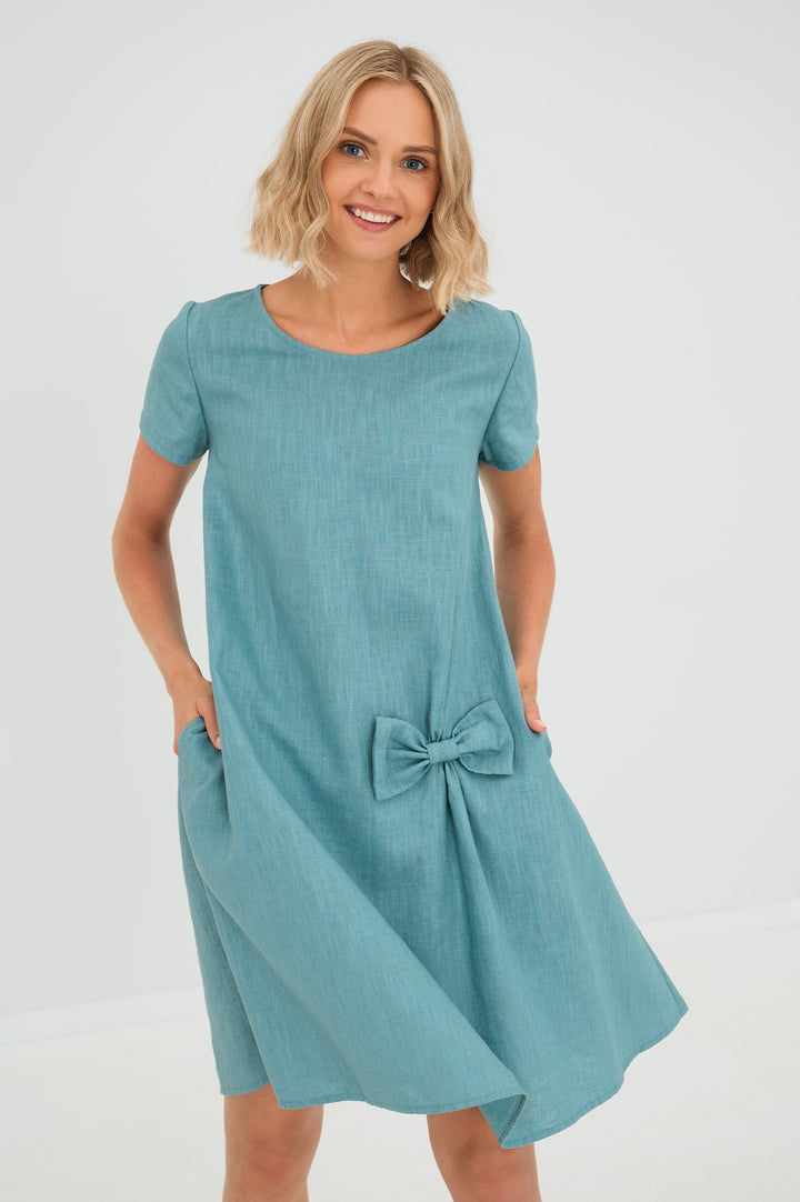 CELINA - Leinenkleid