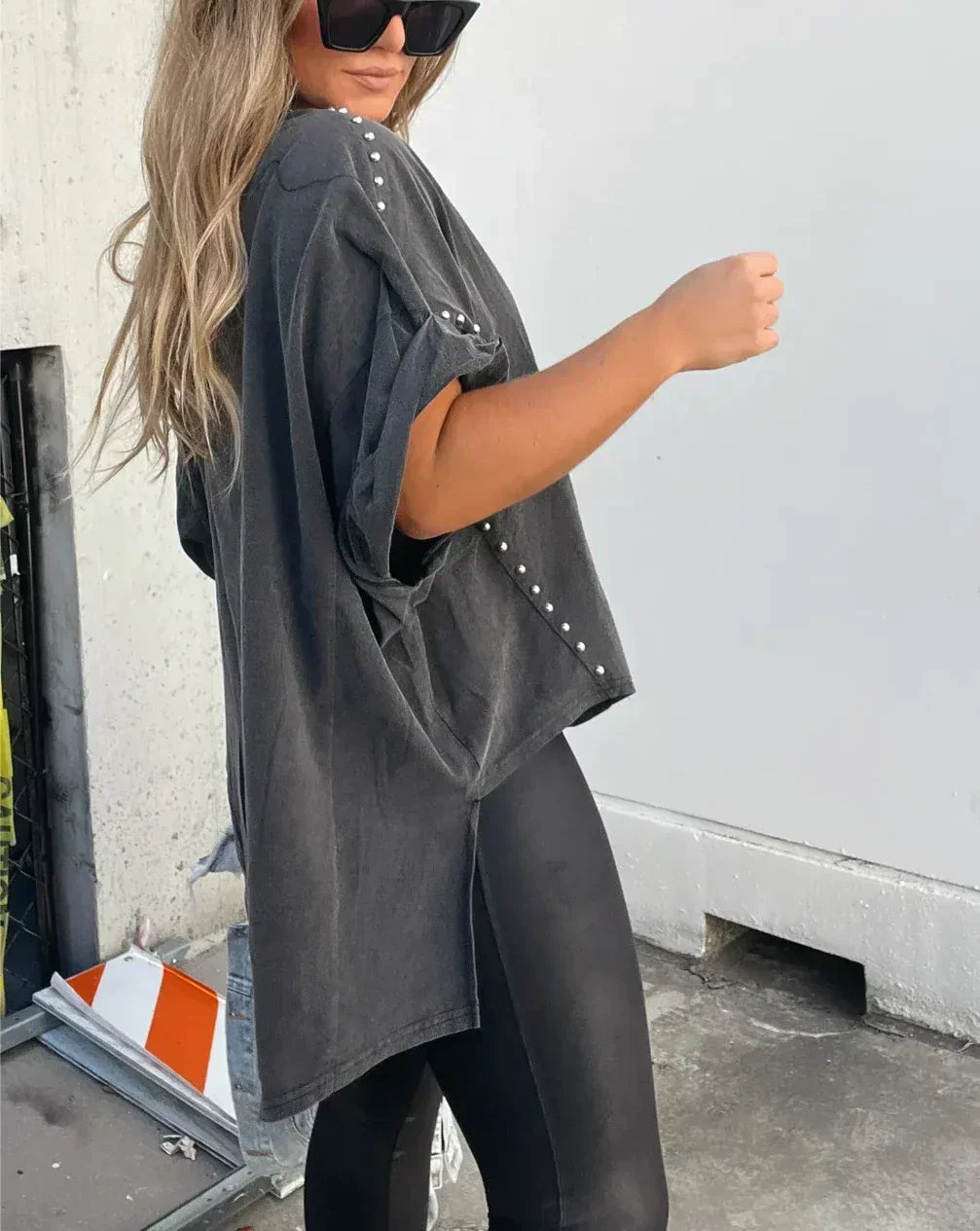 Schwungstil Kurzarmshirt