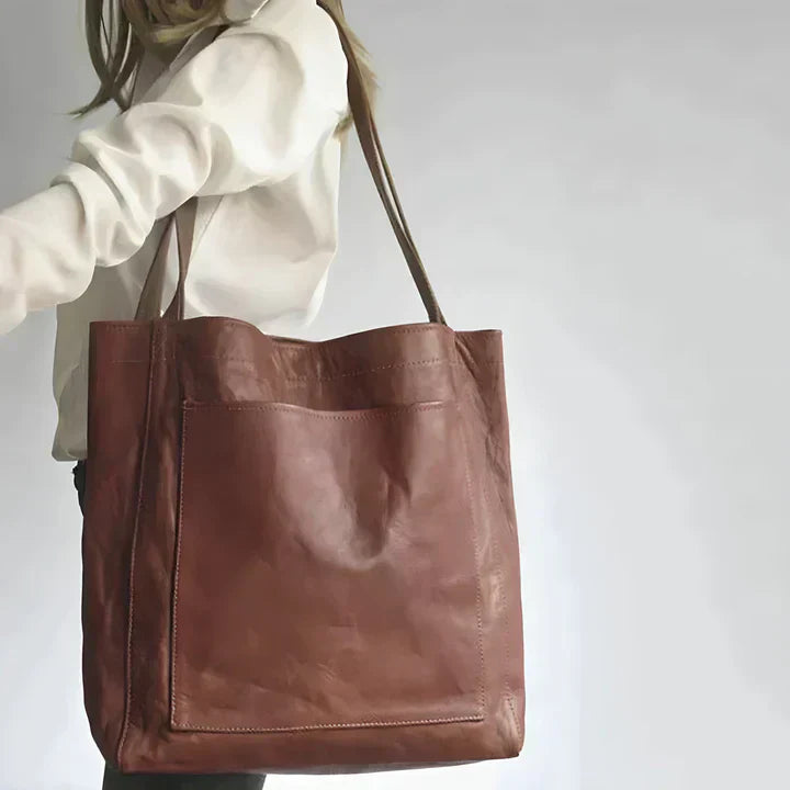 Elysia - Klassische Leder Tote