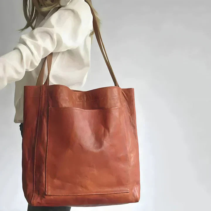 Elysia - Klassische Leder Tote
