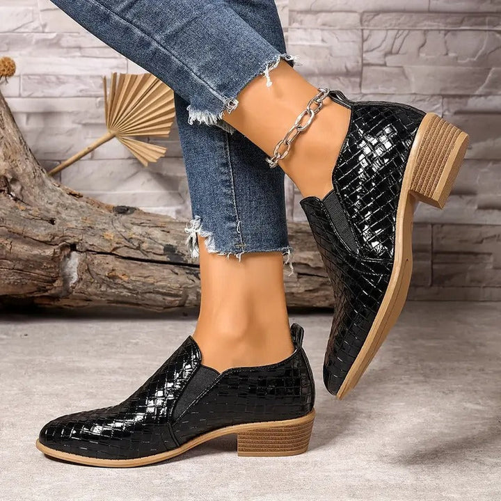 Alexandra - Orthopädische Oxford-Schuhe aus Leder