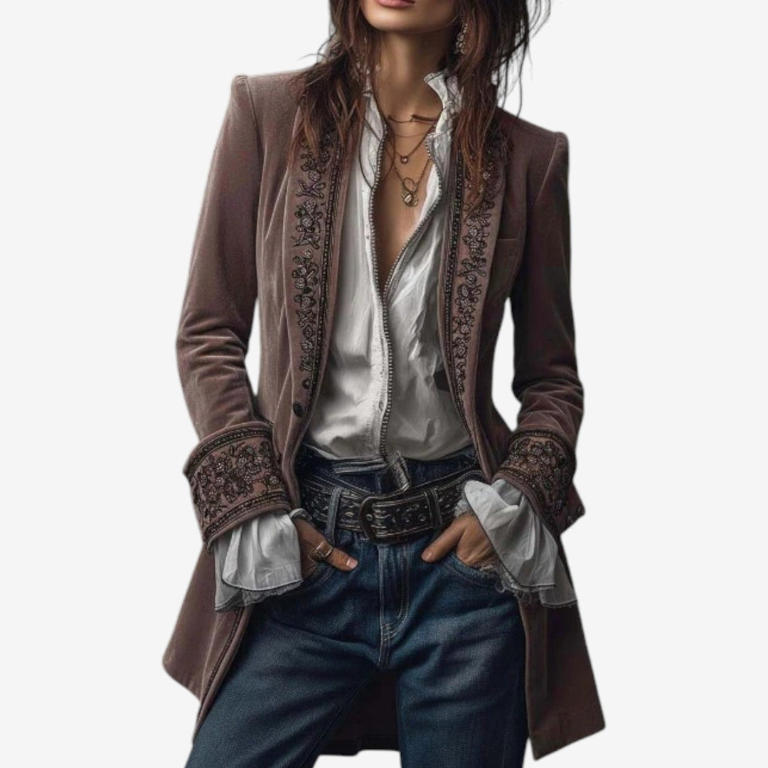 Verena - Bestickter Blazer