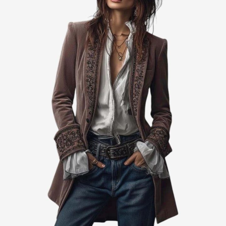 Verena - Bestickter Blazer