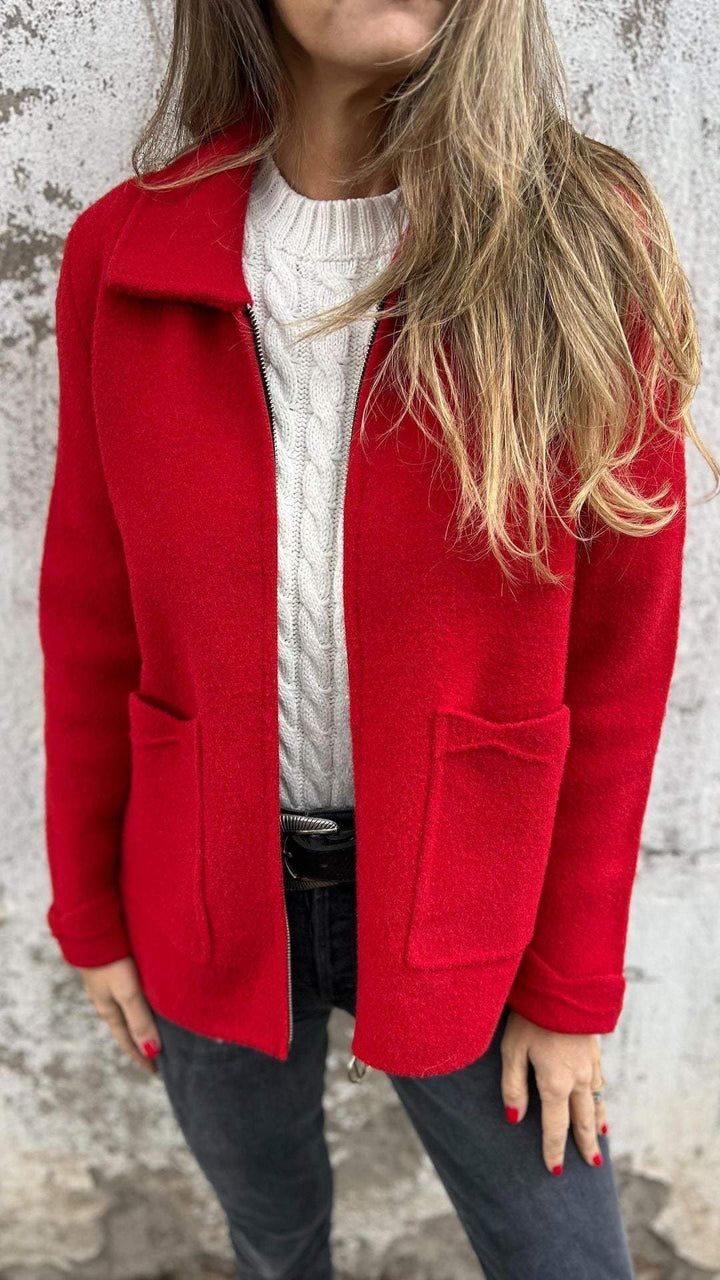 Napel - Elegante Strickjacke aus Wolle