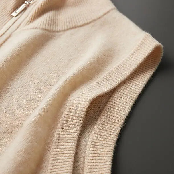 Strickweste aus 100% Wolle