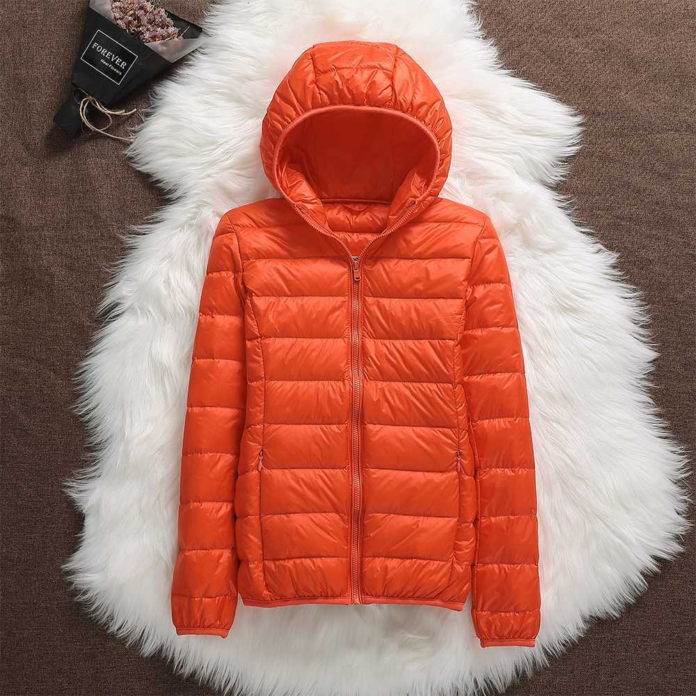 Nord - Neue wasserdichte Jacke mit Füllung aus weissen Entenfedern