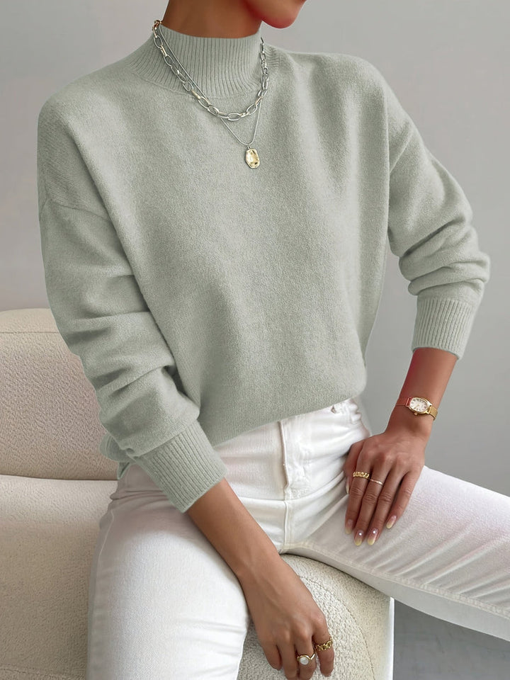 Jorun™ Bequemer Pullover Mit Hohem Kragen