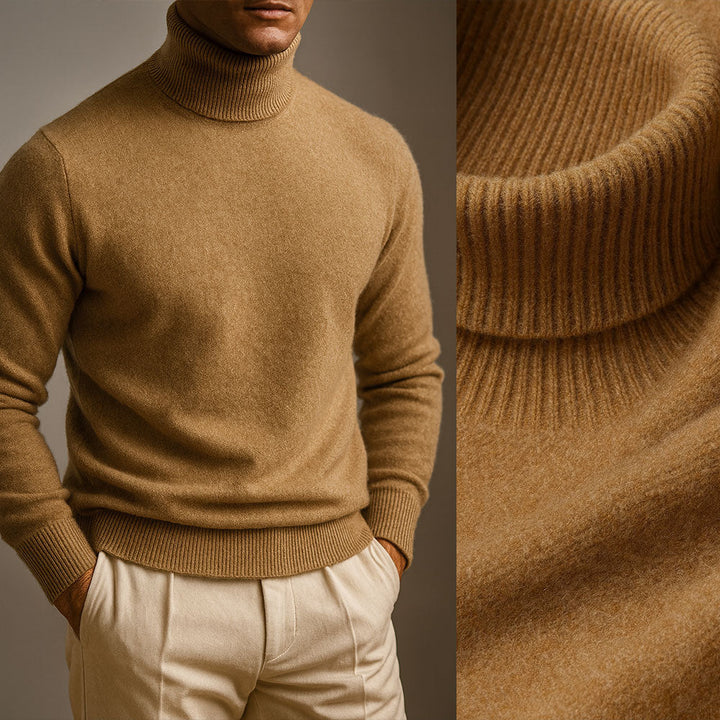 Filippos Bequemer Rollkragen Pullover