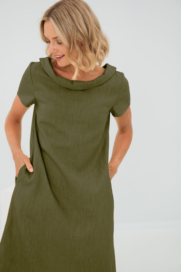 ANIKA - Schlichtes Leinenkleid
