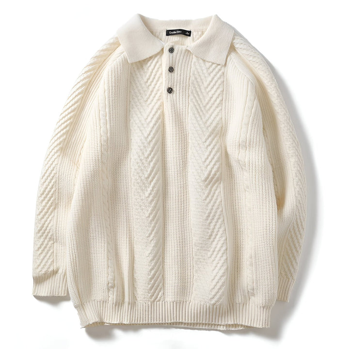 Herren Luxus Wollpullover