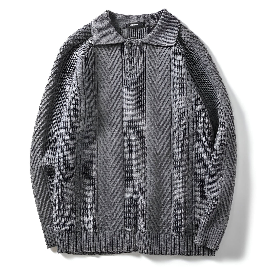 Herren Luxus Wollpullover