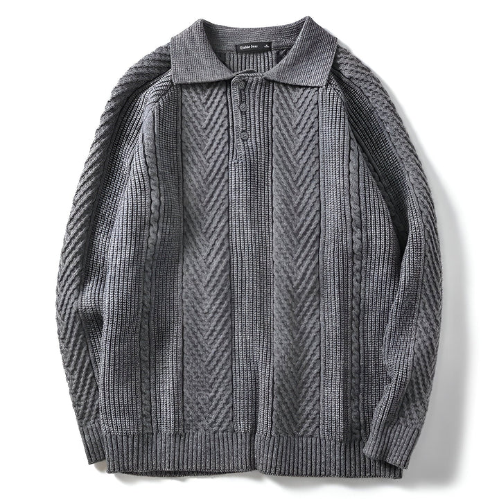 Herren Luxus Wollpullover