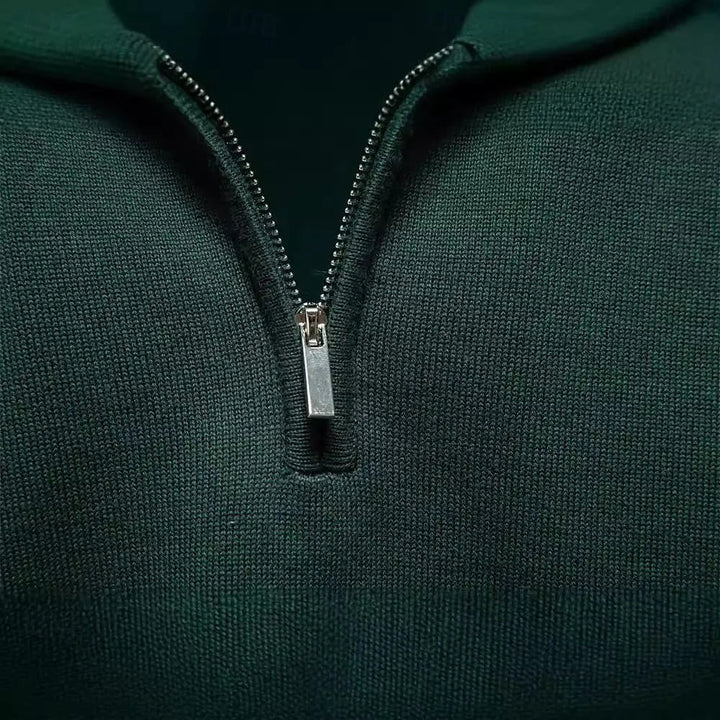 Essential Pullover mit Viertel-Reissverschluss
