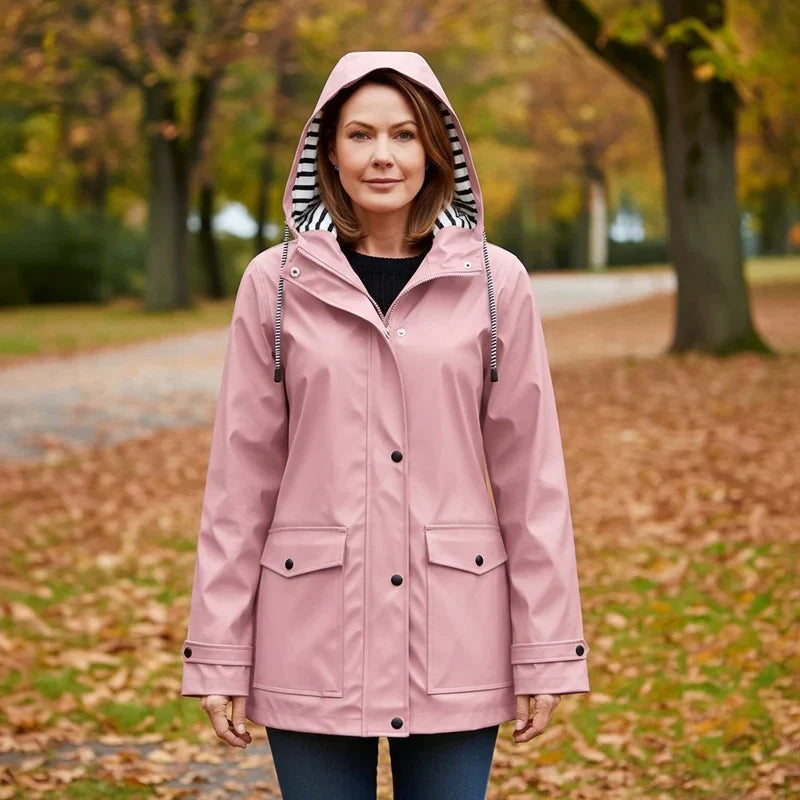 Sara - Wasserdichte und winddichte Jacke