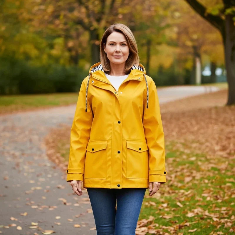 Sara - Wasserdichte und winddichte Jacke