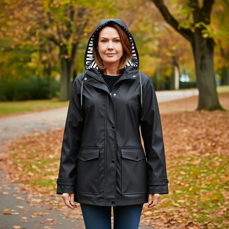 Sara - Wasserdichte und winddichte Jacke