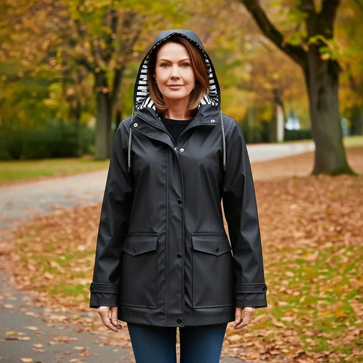 Sara - Wasserdichte und winddichte Jacke