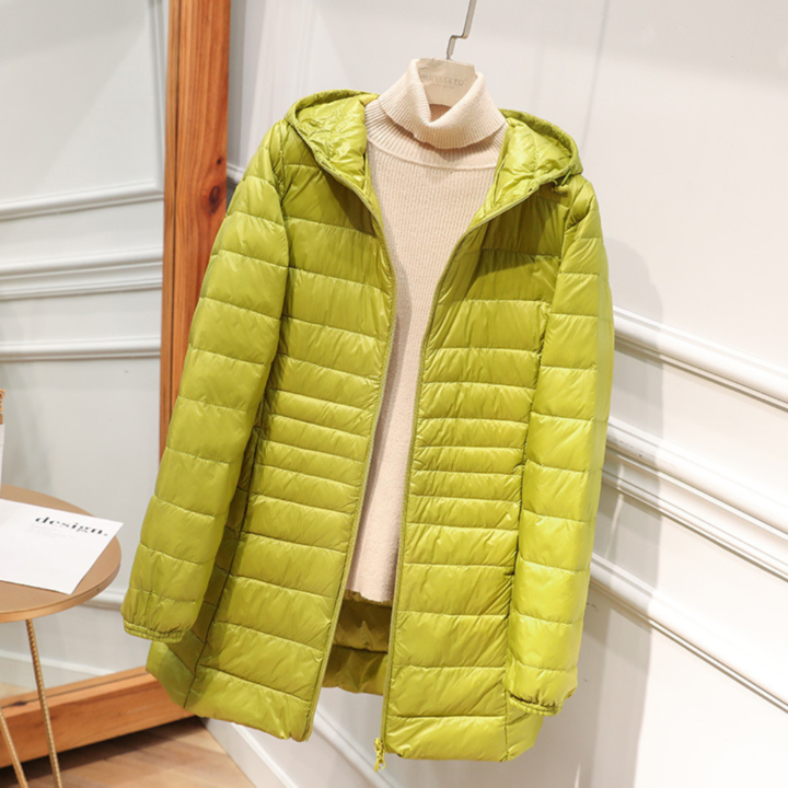 Nord - Neue wasserdichte Jacke mit Füllung aus weissen Entenfedern