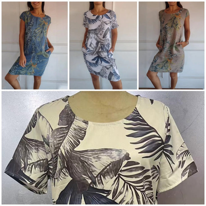 CHARLOTTE - Kleid mit botanischem Print