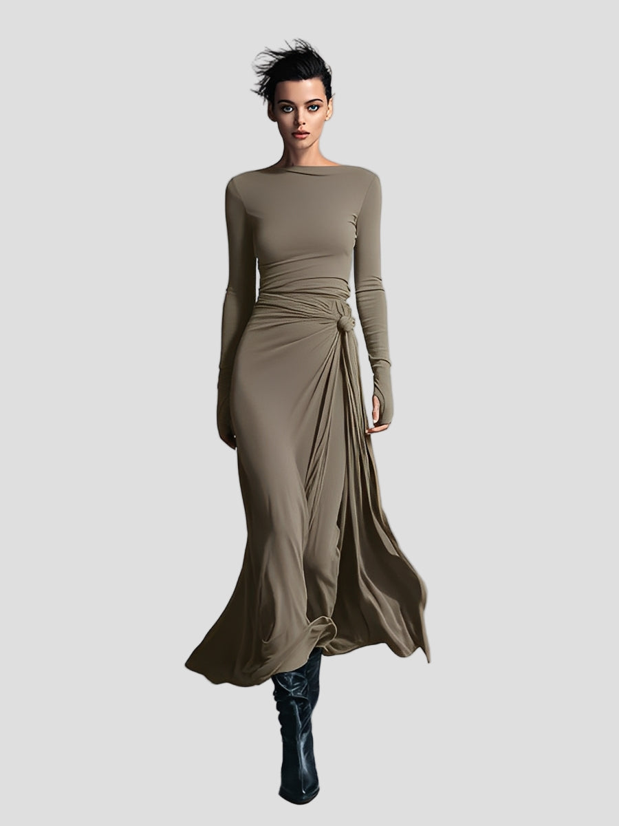 Anna - Elegantes Kleid aus elastischem Stoff mit formendem Effekt