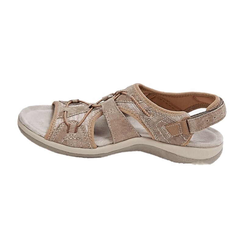 Ariana - Stilvolle, verstellbare Sommerschuhe mit Stützsohle
