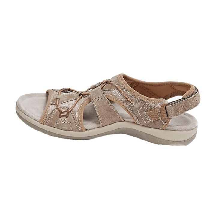 Ariana - Stilvolle, verstellbare Sommerschuhe mit Stützsohle
