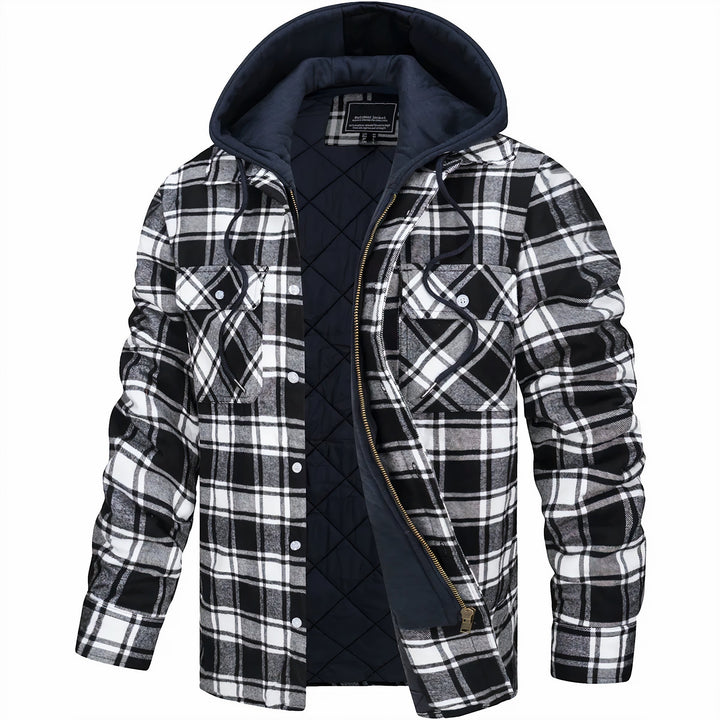Eloy – Herrenjacke mit Karomuster und modernem Stil