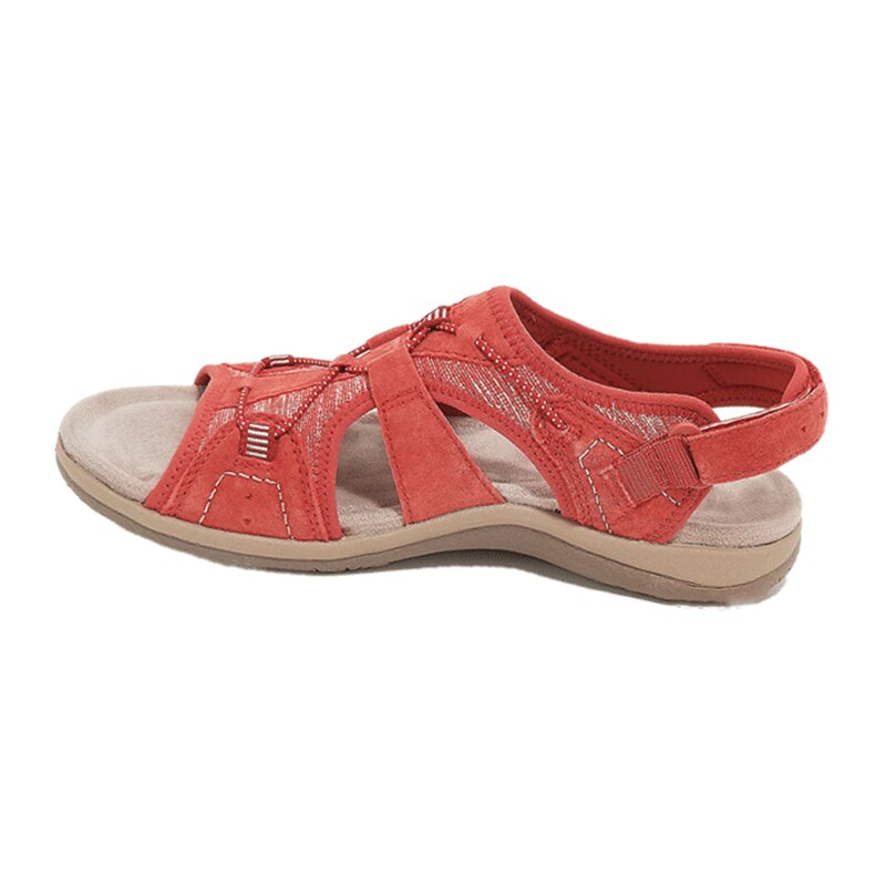 Ariana - Stilvolle, verstellbare Sommerschuhe mit Stützsohle