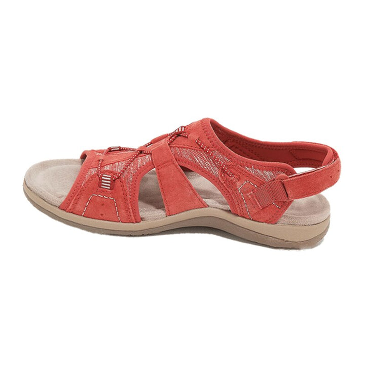 Ariana - Stilvolle, verstellbare Sommerschuhe mit Stützsohle