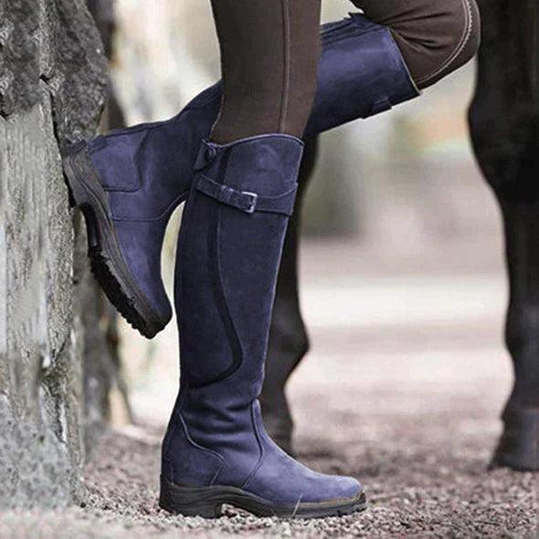 Lavinia - Wasserdichte Lederreitstiefel