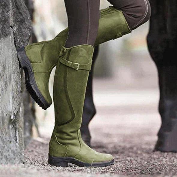 Lavinia - Wasserdichte Lederreitstiefel