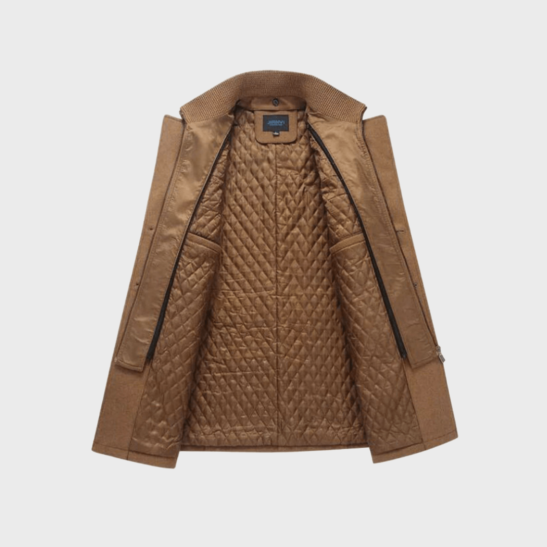 Andreas - Klassischer Wollmantel im Peacoat-Stil