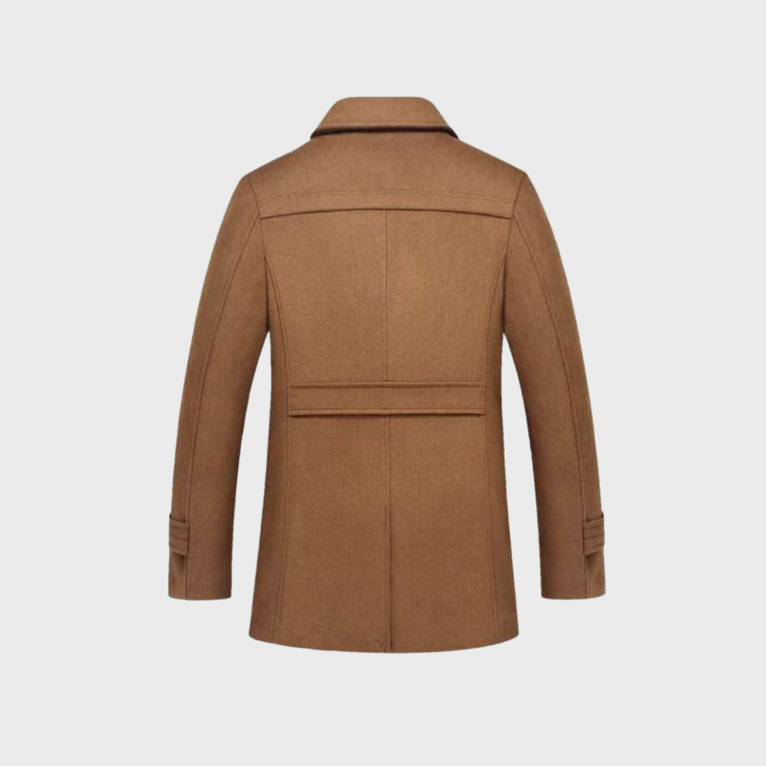 Andreas - Klassischer Wollmantel im Peacoat-Stil